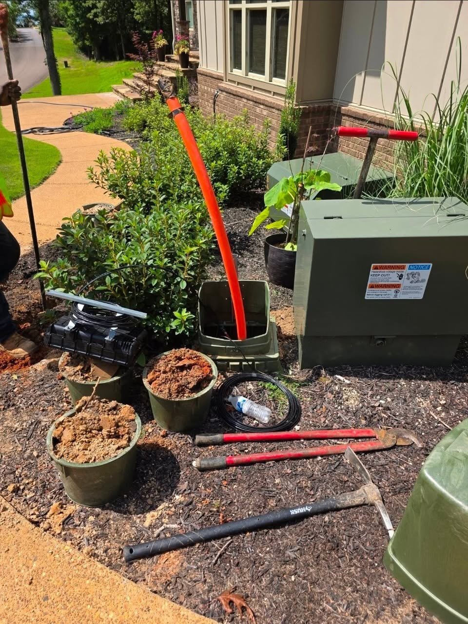 Utility access and underground installation work